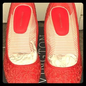 Platform wedge lace shoes from sears.